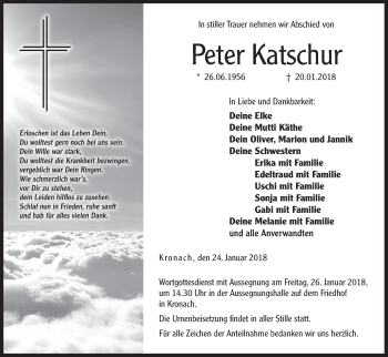 Anzeige von Peter Katschur von MGO