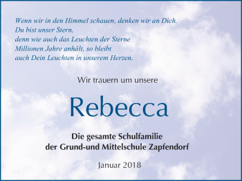 Anzeige von Rebecca  von MGO
