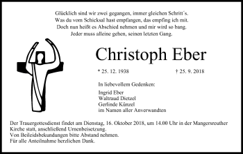 Anzeige von Christoph Eber von MGO