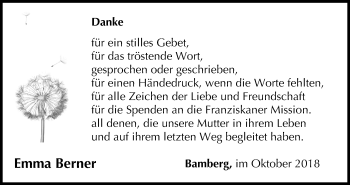 Anzeige von Emma Berner von MGO