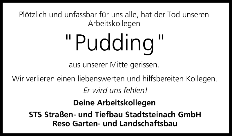  Traueranzeige für Harald Münch vom 17.10.2018 aus MGO