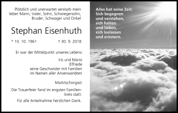 Anzeige von Stephan Eisenhuth von MGO