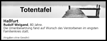 Anzeige von Totentafel vom 11.10.2018 von MGO