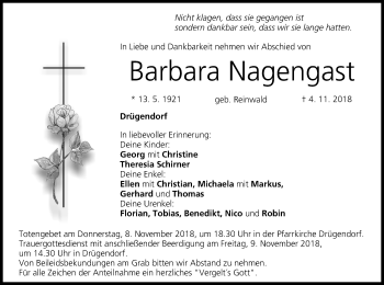 Anzeige von Barbara Nagengast von MGO