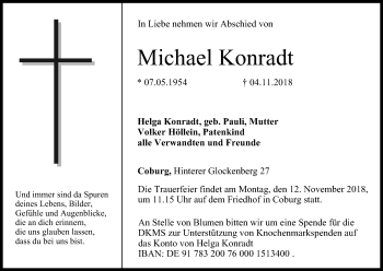 Anzeige von Michael Konradt von MGO