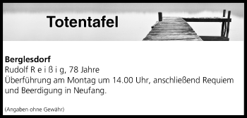 Anzeige von Totentafel vom 10.11.2018 von MGO