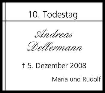 Anzeige von Andreas Dellermann von MGO