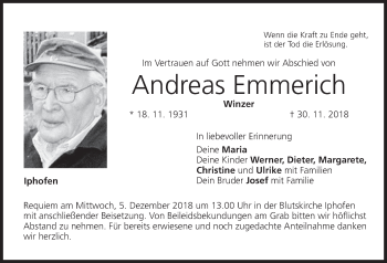Anzeige von Andreas Emmerich von MGO