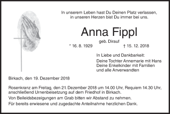Anzeige von Anna Fippl von MGO