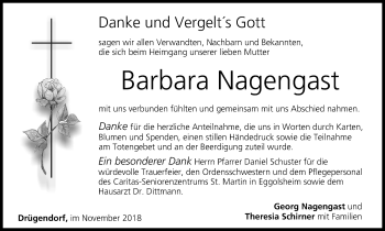Anzeige von Barbara Nagengast von MGO