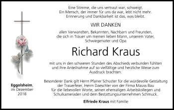 Anzeige von Richard Kraus von MGO