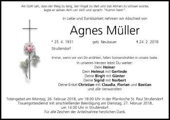 Anzeige von Agnes Müller von MGO