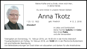 Anzeige von Anna Tkotz von MGO