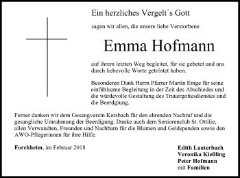 Anzeige von Emma Hofmann von MGO