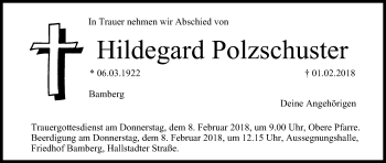 Anzeige von Hildegard Polzschuster von MGO