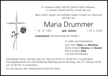 Anzeige von Maria Drummer von MGO