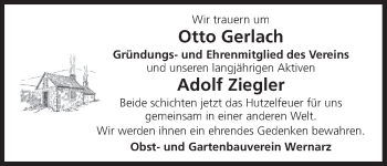 Anzeige von Otto Gerlach von MGO