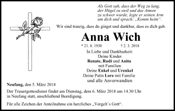 Anzeige von Anna Wich von MGO