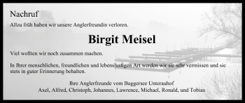 Anzeige von Birgit Meisel von MGO