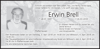 Anzeige von Erwin Brell von MGO