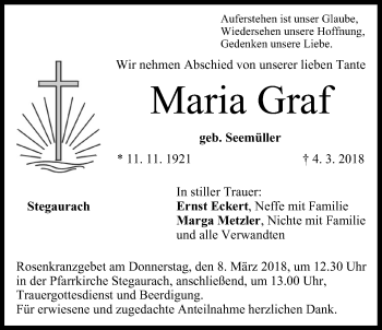 Anzeige von Maria Graf von MGO