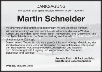 Anzeige von Martin Schneider von MGO