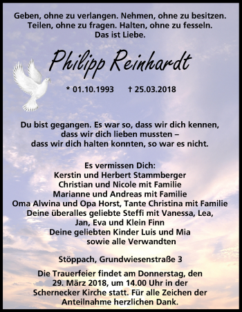 Anzeige von Philipp Reinhardt von MGO