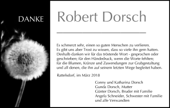 Anzeige von Robert Dorsch von MGO