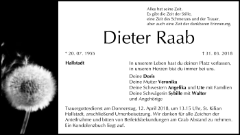 Anzeige von Dieter Raab von MGO