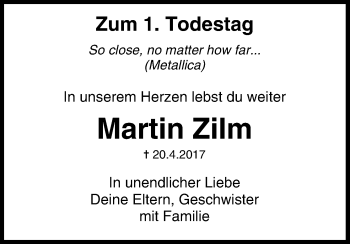 Anzeige von Martin Zilm von MGO