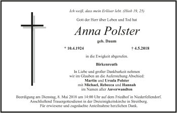 Anzeige von Anna Polster von MGO