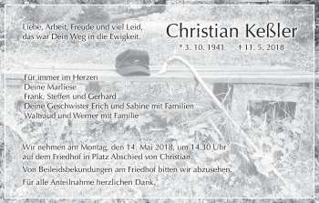 Anzeige von Christian Keßler von MGO