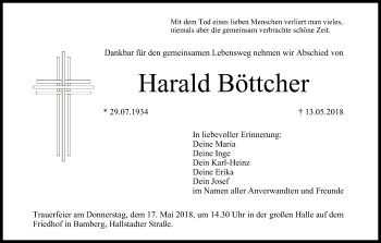 Anzeige von Harald Böttcher von MGO