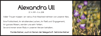 Anzeige von Alexandra Ull von MGO