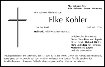 Anzeige von Elke Kohler von MGO