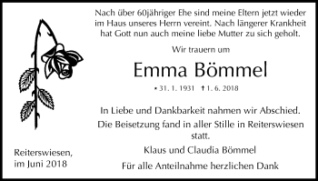 Anzeige von Emma Bömmel von MGO