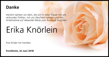 Anzeige von Erika Knörlein von MGO