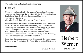 Anzeige von Herbert Werner von MGO