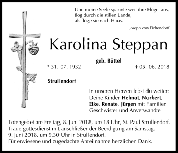 Anzeige von Karolina Steppan von MGO