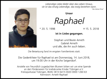 Anzeige von Raphael  von MGO