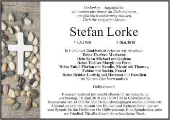 Anzeige von Stefan Lorke von MGO