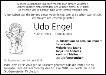 Anzeige von Udo Engel von MGO