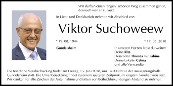 Anzeige von Viktor Suchoweew von MGO