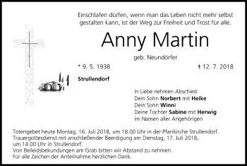 Anzeige von Anny Martin von MGO