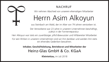 Anzeige von Asim Alkoyun von MGO