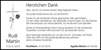 Anzeige von Rudi Martin von MGO