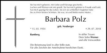 Anzeige von Barbara Polz von MGO