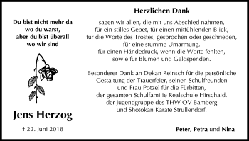 Anzeige von Jens Herzog von MGO