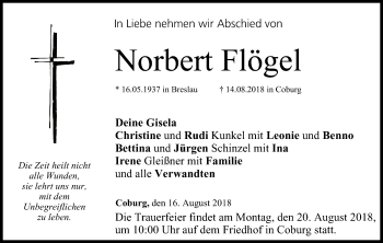 Anzeige von Norbert Flögel von MGO