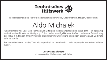 Anzeige von Aldo Michalek von MGO